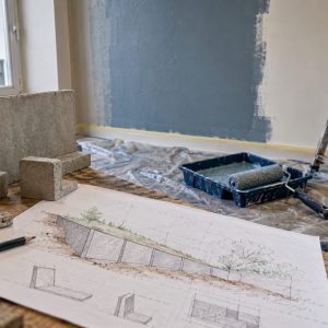 Dessiner le dénivelé avant le béton : croquis utile pour un mur de soutènement préfabriqué